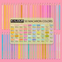 KALOUR Set De Lápices De Colores Profesionales 50/72/180/240/300 Pcs Lápices De Aceite Para Dibujos Y Pintura Artística Suministros Para Colorear - details 41