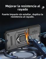 Funda De Cámara Antichoque Para Samsung S24 FE S23 Ultra plus Compatible Con Galaxy A15 A55 A13 A35 Con Soporte Magnético Y Anillo Protector Anti-Resbalón Anti-Scratch Matte - details 6