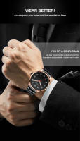 Reloj De Pulsera De Lujo Para Hombres CURREN De Acero Inoxidable Con Movimiento De Cuarzo Manos Luminosas Fecha Automática Estilo Casual - details 2