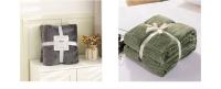 Manta De Terciopelo Coral Japonesa 300gsm Estilo Primavera Verano Suave Y Fluffy Falso Piel De Mocoso Cubierta De Sofá Sólida Manta De Cama En Cuadros - details 5