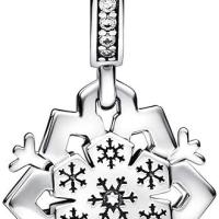 Pandora Colección Moments Snowflake，Incluye Caja Original - details 0