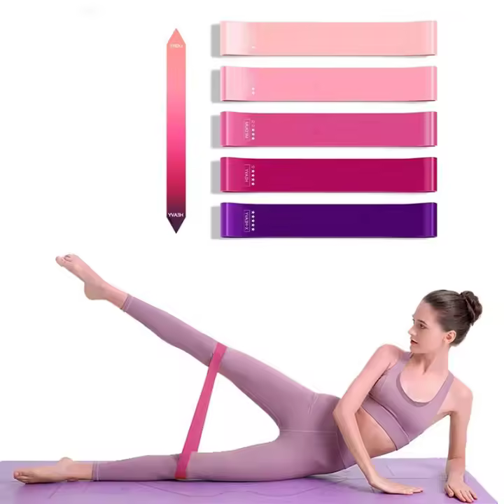 Banda De Resistencia Elástica Para Yoga Y Gimnasio Ayuda En Pull up Crossfit Ejercicio De Entrenamiento De Fitness Equipamiento De Ejercicio De Músculos De Pecho Y Piernas - 1