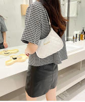 Bolso De Mano Bordado Para Mujer Bolso De Hombro Versátil De Moda Forma De Media Luna Material PU Con Lining De Poliéster - details 9
