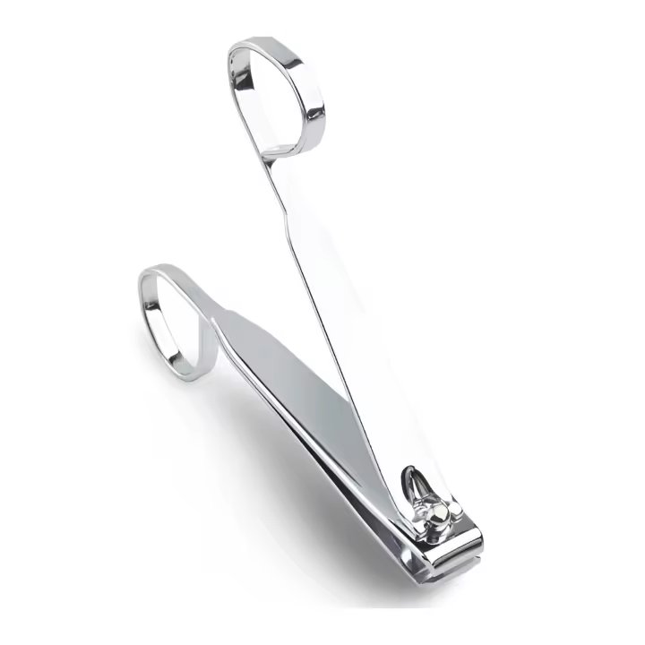 Cortaúñas Tijeras Grip Cortaúñas Puntiagudo de Acero Inoxidable Cortaúñas de Agarre con Tijera Cortauñas tijeras Confort Grip Hoja de Acero Inoxidable Afilada para Uñas de los Dedos - - 1