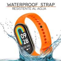 Ociodual Correa de Recambio Compatible con Xiaomi Mi Band 9 y Mi Band 8, de color Naranja, Repuesto de Silicona Suave Flexible Sport Goma Transpirable - details 5