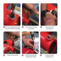Kit De Reparación De Hileras Métricas Helicoil Para Coche Herramienta De Reparación De Automóviles M5 M6 M8 M10 M12 M14 - details 27