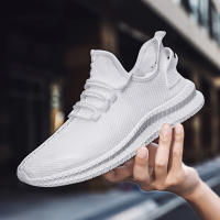 Zapatos De Correr Para Hombre Transpirables Plataforma Moda Casual Ligeros Antideslizantes Con Suela De Goma Microfibra Superior - details 12