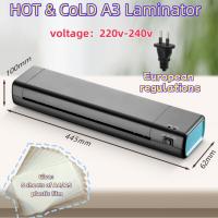 Máquina De Laminado A3 A4 Con Modo Caliente Y Frío Dispositivo De Sellado De Documentos Para Oficina Pequeña Apparatus De Laminación De Fotos Y Plásticos - details 0