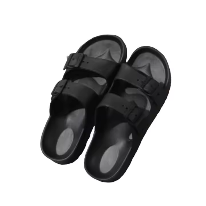 Sandalias EVA de doble hebilla para hombre,Sandalias  Hombre Verano Comodas Sandalia Piscina Playa Chanclas Chancletas Deportivas Trekking Zapatos Eva Foam Slides Verano Zuecos Baño Pantuflas - 1
