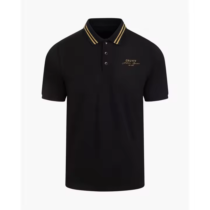 Cruyff Polo Hombre Modelo  CA251039-960 Black/Gold. - 1