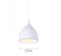Lámpara Colgante LED Nórdica Para Restaurante Baño Mesa De Comedor Cocina Tienda De Ropa Barbería Iluminación De Macarón Moderna - details 1