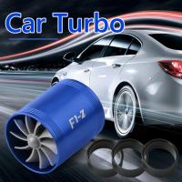 Kit De Filtro De Aire Doble Y Ventilador De Admisión Para Coche Turbo Intake Air Filter Ahorrador De Gas Y Aceite Parte De Repuesto - details 2