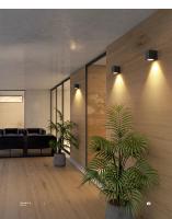 Lámpara De Pared LED Impermeable Para Exterior Base De Aluminio GU10 Para Jardín Y Porche Iluminación Contemporánea AC86-265V - details 10