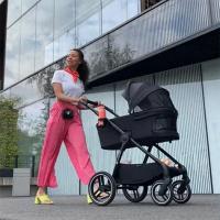 Kinderkraft - Carrito de bebé 2 piezas NEA - desde el nacimiento hasta los 22 kg Carrito multifuncional: capazo grande, silla de paseo orientado en 2 sentidos - details 2