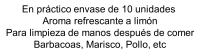 Papstar, toallitas para limpieza de  manos, refrescantes con aroma Limón - details 0