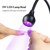 Nuevo Lámpara UV LED Para Secado De Polvo De Uñas Clip-On Flexible Mini USB Secador De Uñas Portátil Herramientas De Manicura Para Salón De Belleza - details 5