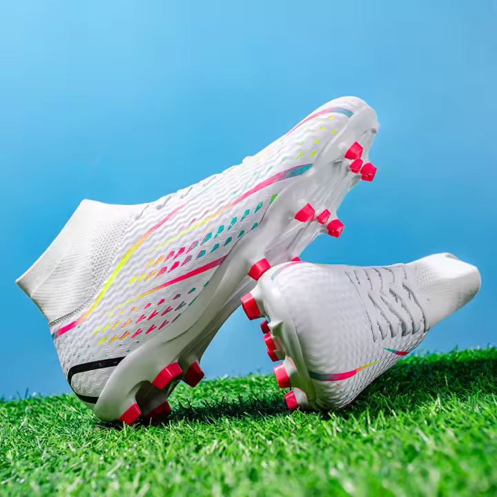Zapatos de fútbol profesionales FG/AG, zapatos de entrenamiento deportivos de pastizales artificiales para adultos con uñas largas, zapatos de fútbol de alta calidad para exteriores - 1