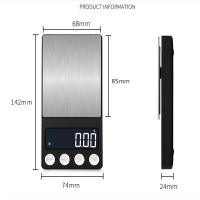 Báscula Electrónica Digital De Precisión Para Joyería Y Diamantes JUANJUAN 200/500g Con Pantalla LCD Adecuada Para Cocina - details 3