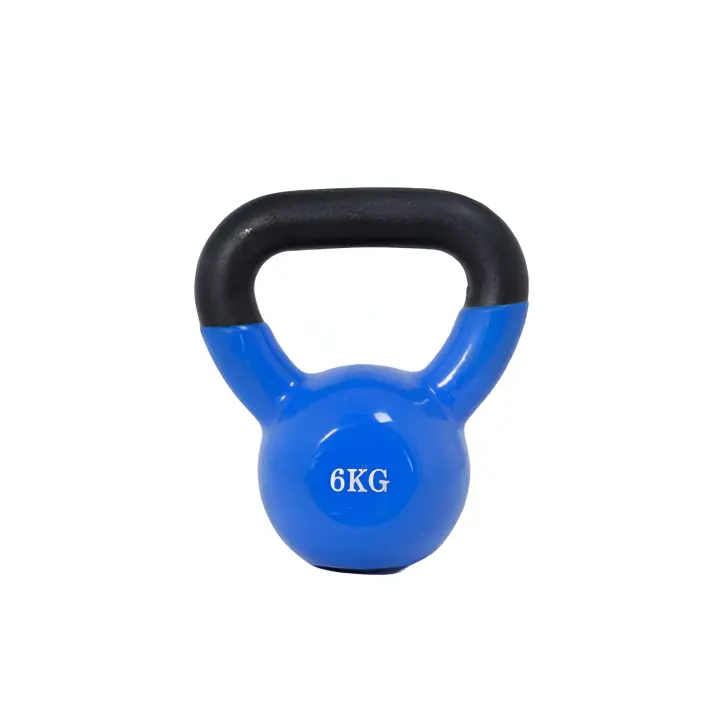 OZIO FITNESS Kettlebell Pesa Rusa con Recubrimiento de Vinilo 6 kg Fitness Musculación - 1