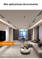 Lámpara De Techo LED Para Riel De Pista Completa Iluminación Focalizable Para Tienda De Ropa Y Hogar 85-265V Incluye Bombillas - details 9