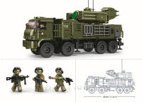 Nuevos Bloques De Construcción Sluban 659PCS Sistemas De Defensa Automotriz Pantsyr-S1S Juguetes Educativos Para Niños - details 1