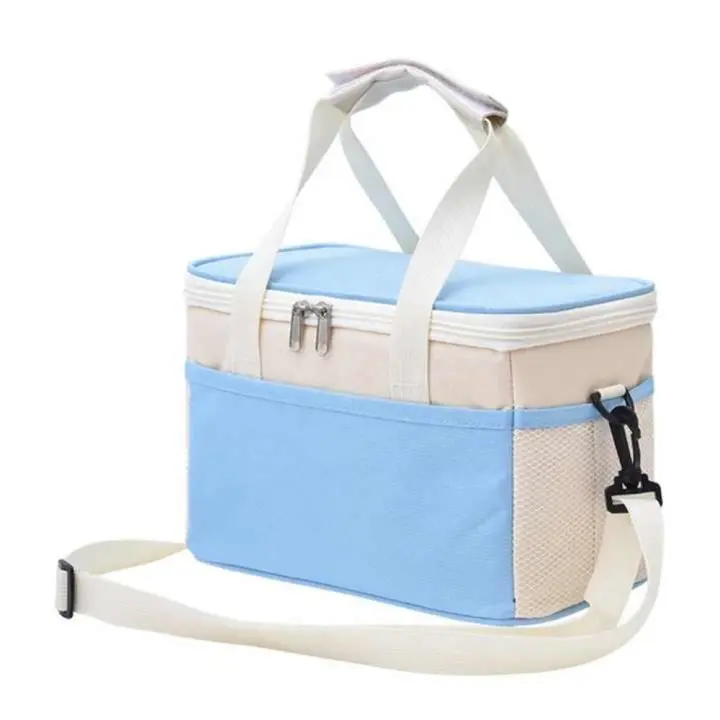 Bolsa térmica porta alimentos 16 L Bolsa Isotérmica para picnic, playa, camping, barbacoa, Nevera portátil pequeña Camping Comida y Bebida - 1