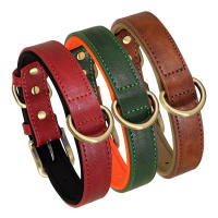 Collar De Cuero PU Para Perros Suave Y Ajustable Collar De Mascota Para Pequeños Y Medianos Perros Pitbull Bulldog Francés Disponible En Tamaños S M L - details 9