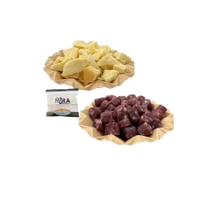 Pack Gourmet de Salchicha Seca de Chato Murciano y Queso Grana Padano - 1