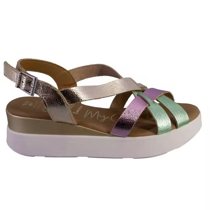OH MY SANDALS 5670-2478 Sandalias de mujer multicolor PIEL 525 - 1