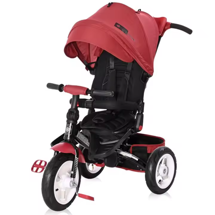 LORELLI Triciclo evolutivo JAGUAR con capota , asiento giratorio 360º y ruedas neumáticas de Lorelli - 1