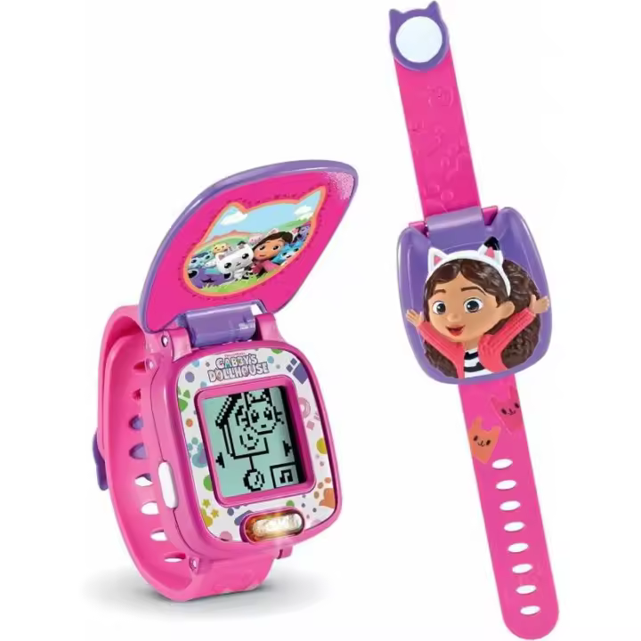 RELOJ ¡ HORA DE MINITURRIZARSE ! GABBY´S DOLL HOUSE DE VTECH - 1