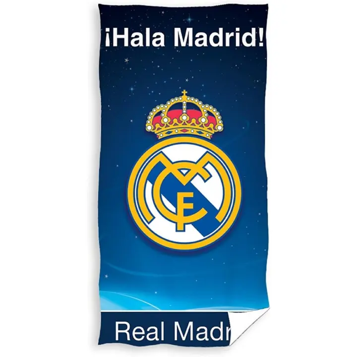 Toalla De Playa Real Madrid. 100% Poliéster. 70 Cm X 140 Cm - 1