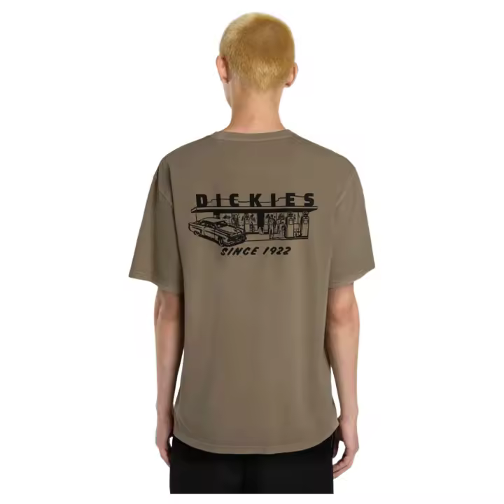 Camiseta de Manga Corta Dickies Service Station para hombre en color marron - 1