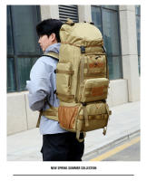 Mochila Táctica De 90L Para Viajes Y Camping Bolsa De Escalada Y Senderismo Exterior Gran Capacidad Deportiva Y Resistente Al Desgaste - details 2