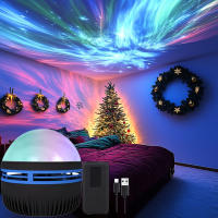 Lámpara De Proyección LED De Las Luces Del Norte Con Control Remoto Y USB Cambio De Color Para Decoración De Dormitorio Efecto De Aurora Boreal - details 3