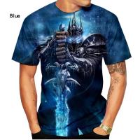 Camiseta De Streetwear Hip-hop World of Warcraft 3D Haikyuu Oversize Para Hombres Y Mujeres Camiseta De Verano Casual Manga Corta Breathable - details 2