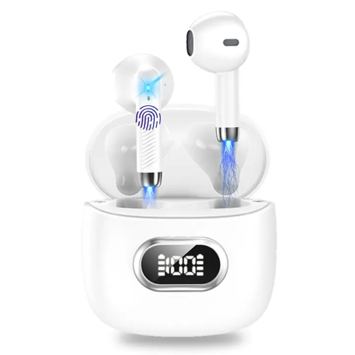 Auriculares Bluetooth con Micrófono Intruding y Cancelación de Ruido - 40H de Reproducción - Android Ios - 1