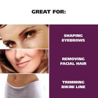 Kemei Trimmer De Pelo Para Nariz Y Barba Eléctrico Para Hombres Y Mujeres Trimmer De Cabello Facial Cejas Orejas Línea Bikini Y Otros Recargable - details 1