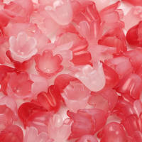 100pcs Bolas De Acrílico Bellflower Mixtas Para Hacer Pulseras Collares Y Aretes Accesorios De Joyería DIY Forma Oval Diametro 11mm - details 6