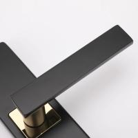 Cerradura De Puerta Con Manija Negra Para Dormitorio Y Baño Duradera Antirrobo Con 3 Llaves Seguridad Y Comodidad En El Uso - details 4