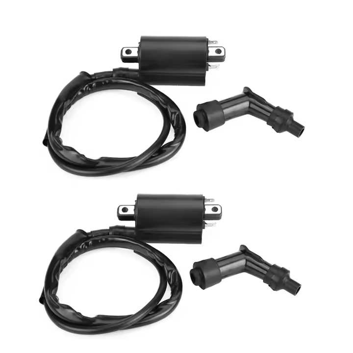2pcs Motorcycle Ignition Coil Stable Performance Replacement Black Modification Part Front/rear Ignition Coil For Suzuki Vs1400 Intruder 1400 1987-200 - 1