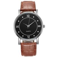 Reloj De Cuarzo Para Hombre De Cuero Y Aleación Moda Reloj De Pulsera Negocios Resistente Al Agua Estilo Casual - details 4