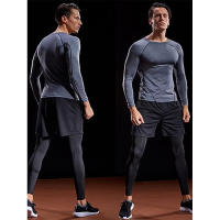 Camiseta De Manga Larga De Compresión Para Hombre Camiseta Deportiva De Entrenamiento Con Elástico Para Gimnasio Y Fitness Camiseta Deportiva De Running Ajustada Para Hombre - details 4