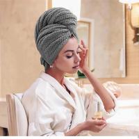 Set De Paño De Cabello De Terciopelo Texturizado Coral 52*100cm Absorbente Rápido Para Uso En El Baño Y Lavado De Cabello - details 1
