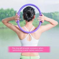 Anillo De Yoga Para Mujer Accesorios De Pilates Resistencia Elástica Ejercicio En Casa Adecuado Para Hombros Y Piernas - details 3