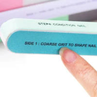 Bloque De Archivo De Uñas Profesional 10/1pcs Herramientas De Manicura Y Pedicura Con Siete Cara Para Arte De Uñas Y Pulido - details 5