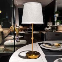 Nueva lámpara de noche de lujo Moderna de estilo nórdico, Lámpara de Mesa decorative de Ambiente retro, lámpara de Tela Creative para escretorio y dormitorio - details 1