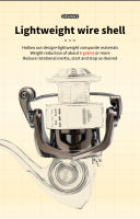 Carrete De Pesca DEUKIO Serie 5000 5.2:1 Potencia Máxima De Arrastre 22lbs Engranaje De Aluminio Carrete De Pesca Para Agua Dulce Con Alarma - details 2