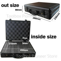Caja De Herramientas De Aluminio Resistente Organizador Portátil Para Garage Y Herramientas Espacio Grande Para Coche Y Casa - details 1