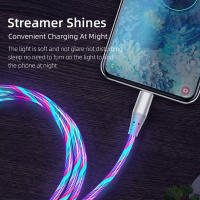 Cable LED brillante de carga rápida 3A, Cable Micro USB tipo C, transferencia de datos de alta velocidad, Streamer fluido, luz LED, Cable USB C - details 3